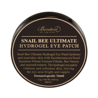 BENTON - SNAIL BEE ULTIMATE  HYDROGEL EYE PATCH - Oční hydrogelové polštářky se šnečím mucinem a včelím jedem 30 párů