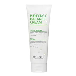 CELL BY CELL - PURIFYING C BALANCE CREAM - Pleťový krém pro vyváženou pokožku a regulaci seba 250 ml