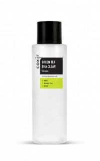 COXIR - GREEN TEA BHA CLEAR TONER - Pleťový toner proti rozšířeným pórům s BHA 150 ml