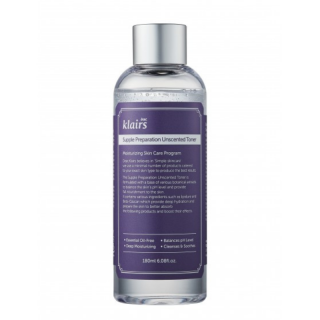 DEAR KLAIRS - SUPPLE PREPARATION UNSCENTED TONER - VEGAN hydratační toner bez parfemace 180 ml