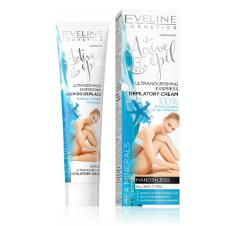 EVELINE COSMETICS - ACTIVE EPIL SEA MINERALS - Depilační krém s mořskými minerály 125 ml