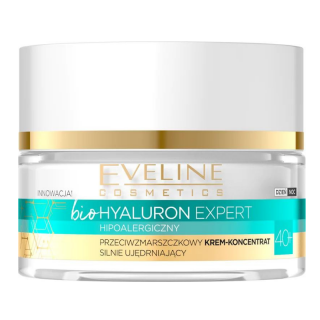 EVELINE COSMETICS - BIO HYALURON EXPERT 40+ - VEGAN Zpevňující krém proti vráskám 50 ml