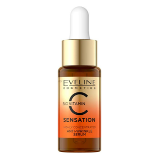 EVELINE COSMETICS - BIO VITAMIN C SENSATION SERUM  - Sérum proti vráskám s vitamínem C 18 ml