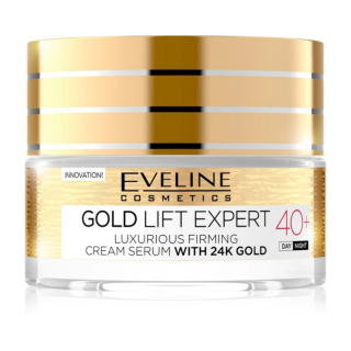 EVELINE COSMETICS - GOLD LIFT EXPERT 40+ - Luxusní zpevňující krém s 24karátovým zlatem 50 ml