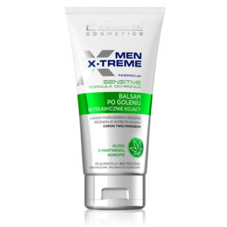 EVELINE COSMETICS - MEN X-TREME SENSITIVE ALOE - Zklidňující balzám po holení pro citlivou pokožku 150 ml