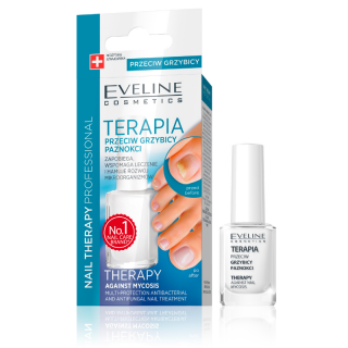 EVELINE COSMETICS - NAIL THERAPY PROFESSIONAL AGANIST MYCOSIS - Ochranný antibakteriální lak proti mykóze