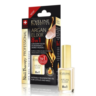 EVELINE COSMETICS - NAIL THERAPY PROFESSIONAL ARGAN ELIXIR - Regenerační elixír na nehty a nehtovou kůžičku