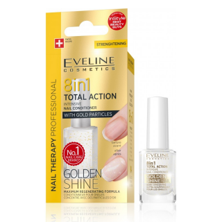 EVELINE COSMETICS - NAIL THERAPY PROFESSIONAL TOTAL ACTION 8in1 GOLD - Intenzivní výživa na nehty 8 v 1