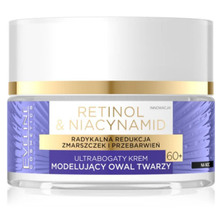 EVELINE COSMETICS - RETINOL & NIACYNAMID NIGHT 60+- Intenzivní obnovující noční krém 50 ml