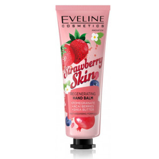 EVELINE COSMETICS - STRAWBERRY SKIN - Pečující balzám na ruce s vůní jahod 50 ml