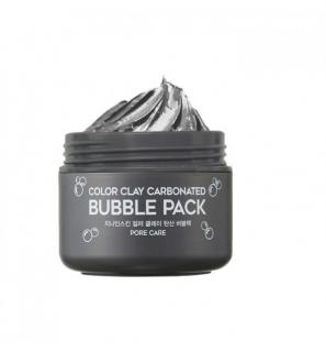 G9 SKIN - COLOR CLAY CARBONATED BUBBLE PACK - Aktivní pleťová maska s uhlím a bublinkami pro hloubkové čištění 100 ml