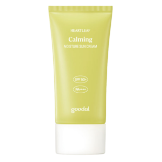 GOODAL - HEARTLEAF CALMING MOISTURE SUN CREAM SPF -  VEGAN Opalovací ochranný krém SPF 50+ PA++++ 50 ml