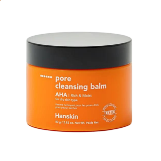 HANSKIN -  PORE CLEANSING BALM AHA- Odličovací  balzám pro suchou, smíšenou a normální pleť 80 g