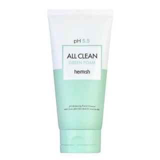 HEIMISH - ALL CLEAN GREEN FOAM - Jemná čistící pěna pro hydrataci a vyrovnání pleti 150 ml