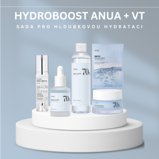 HYDROBOOST HYDRATAČNÍ SADA ANUA - Sada pro hloubkovou hydrataci pleti produktů Anua a VT 5 ks