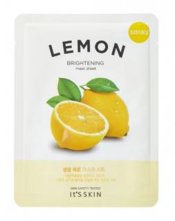 ITS SKIN - THE FRESH MASK SHEET - LEMON - Pleťová maska s citronem pro rozjasnění a osvěžení pleti 20 g