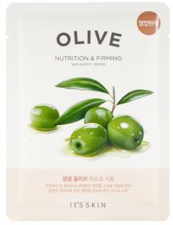 ITS SKIN - THE FRESH MASK SHEET - OLIVE - Pleťová maska s olivovým olejem pro intenzivní hydrataci a výživu pleti 20 g