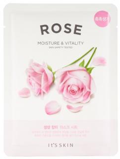 ITS SKIN - THE FRESH MASK SHEET - ROSE - Pleťová maska s růžovým extraktem pro zklidnění a hydrataci pleti 20 g