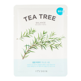 ITS SKIN - THE FRESH MASK SHEET - TEA TREE - Pleťová maska s tea tree olejem pro zklidnění a kontrolu nad přebytečným mazem 20 g