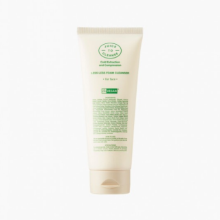 JUICE TO CLEANSE - LESS LESS FOAM CLEANSER  - Korejská odličovací pěna 160 g