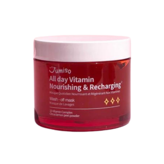 JUMISO - ALL DAY VITAMIN NOURISHING & RECHARGING WASH-OFF MASK - Výživná pleťová maska s vitamínem C a retinolem 100 ml