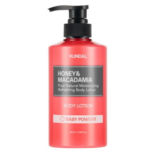 KUNDAL - HONEY & MACADAMIA BODY LOTION - Korejské tělové mléko English Rose500 ml