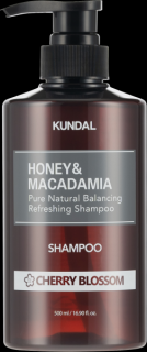 KUNDAL - HONEY & MACADAMIA SHAMPOO - Korejský šampon na vlasy Cherry Blossom 500 ml