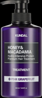 KUNDAL - HONEY & MACADAMIA TREATMENT - Kondicionér na vlasy Pink Grapefruit 500 ml