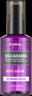 KUNDAL - MACADAMIA ULTRA HAIR SERUM - Korejské vlasové sérum White Musk 100 ml