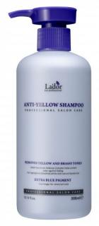 LADOR - ANTI YELLOW SHAMPOO -  Šampon na blond vlasy proti žlutým tónům 300 ml