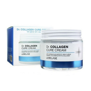 LEBELAGE - Dr. COLLAGEN CURE CREAM - Pleťový vysoce hydratační krém s kolagenem 70 ml