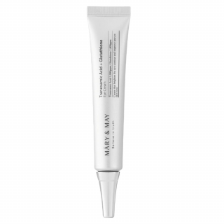 MARY&MAY - TRANEXAMIC ACID + GLUTATHION EYE CREAM - Rozjasňující oční krém proti tmavým kruhům a pigmentovým skvrnám 30 ml