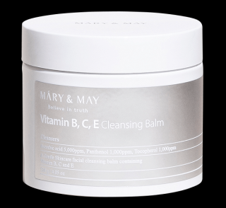 MARY&MAY - VITAMINE B, C, E CLEANSING BALM - Odličovací balzám s vitamíny B, C a E 120 g