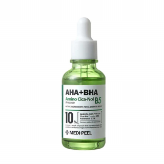 MEDI PEEL - AHA BHA AMINO CICA-NOL B5 AMPOULE - Peelingové sérum pro problematickou pleť 30 ml