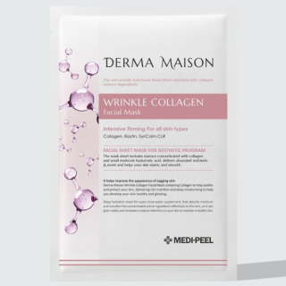 MEDI PEEL - DERMA MAISON WRINKLE COLLAGEN MASK - Kolagenová maska proti vráskám 1 ks 23 ml