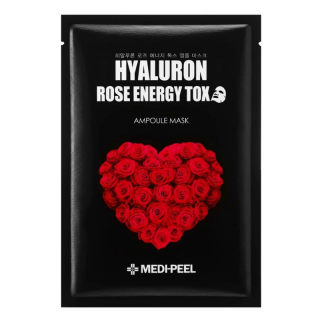 MEDI PEEL - HYALURON ROSE ENERGY TOX AMPOULE MASK - Vyhlazující proti vrásková maska 1 ks