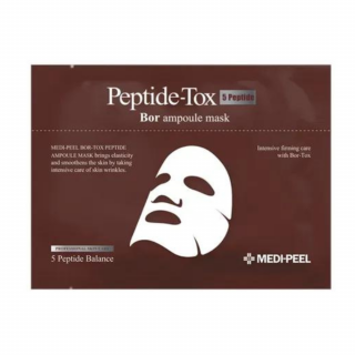 MEDI PEEL - PEPTIDE TOX  BOR AMPOULE MASK - Pleťová maska proti vráskám 1 ks