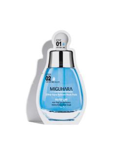 MIGUHARA - 2 STEP AQUA BALANCE MASK PACK WATER LINE - 2 fázová hydratační maska 25 ml