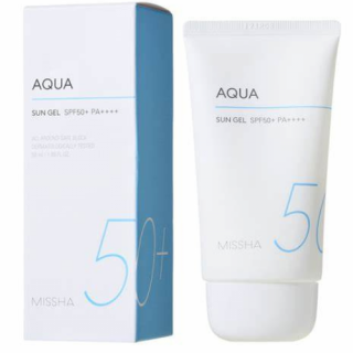 MISSHA - ALL AROUND SAFE BLOCK AQUA SUN GEL - opalovací krém SPF 50+/PA++++ 50 ml