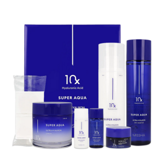 MISSHA - SUPER AQUA TRIO SET - Hydratační sada 3 produkty plus 4 produkty zdarma