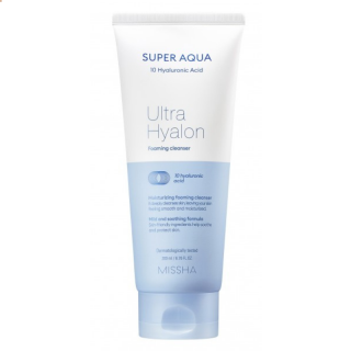 MISSHA - SUPER AQUA ULTRA HYALRON CLEANSING FOAM - Čistící gel 200 ml