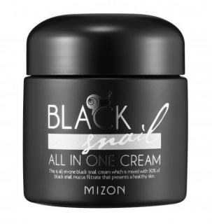 MIZON - BLACK SNAIL ALL IN ONE CREAM - Pleťový krém se šnečím mucinem 75 ml