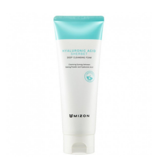 MIZON - HYALURONIC ACID SHERBET DEEP CLEANSING FOAM - Hloubkově čistící hydratační pěna  s kyselinou hyaluronovou 150 ml