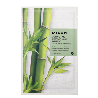 MIZON - JOYFULL TIME EESSENCE MASK BAMBOO - Vyhlazující a hydratační plátýnková maska 23 g