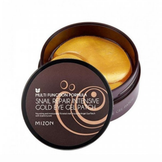 MIZON - SNAIL REPAIR INTENSIVE GOLD EYE GEL PATCH - Oční hydrogelové polštářky se šnečím sekretem 60 ks