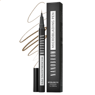 NANOBROW - MICROBLADING PEN WARM BROWN - Precizní pero na obočí