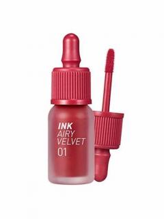 PERIPERA - INK AIRY VELVET - Barevný lesk na rty 4 g odstín 01 Hot Spot Red