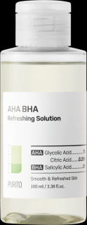 PURITO - AHA BHA REFRESHING SOLUTION - jemný chemický peeling 100 ml