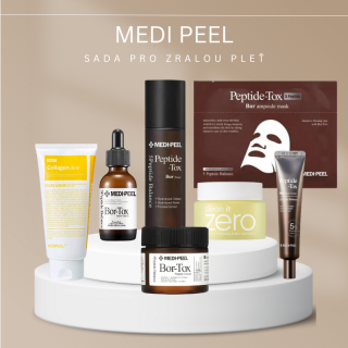 SKINCARE RUTINA PRO ZRALOU PLEŤ - Kompletní proti vrásková rutina  MEDI PEEL 7 produktů