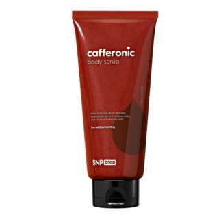 SNP - PREP CAFFERONIC BODY SCRUB - Tělový peeling s kofeinem pro revitalizaci a exfoliaci 180 ml